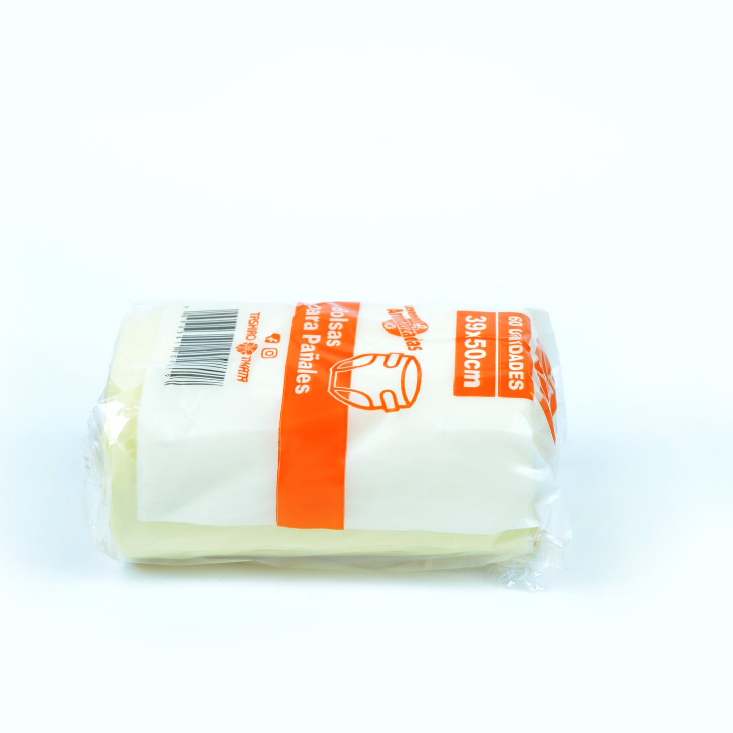 Bolsas Para Pañales Adultos de 39x50 cm Caja: 20 Rollos X 60 Bolsas c/u