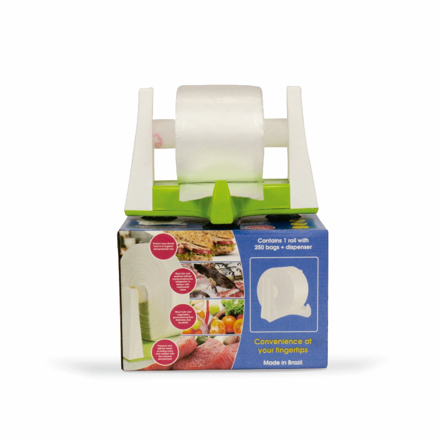 Rollo de bolsas transparentes para alimentos