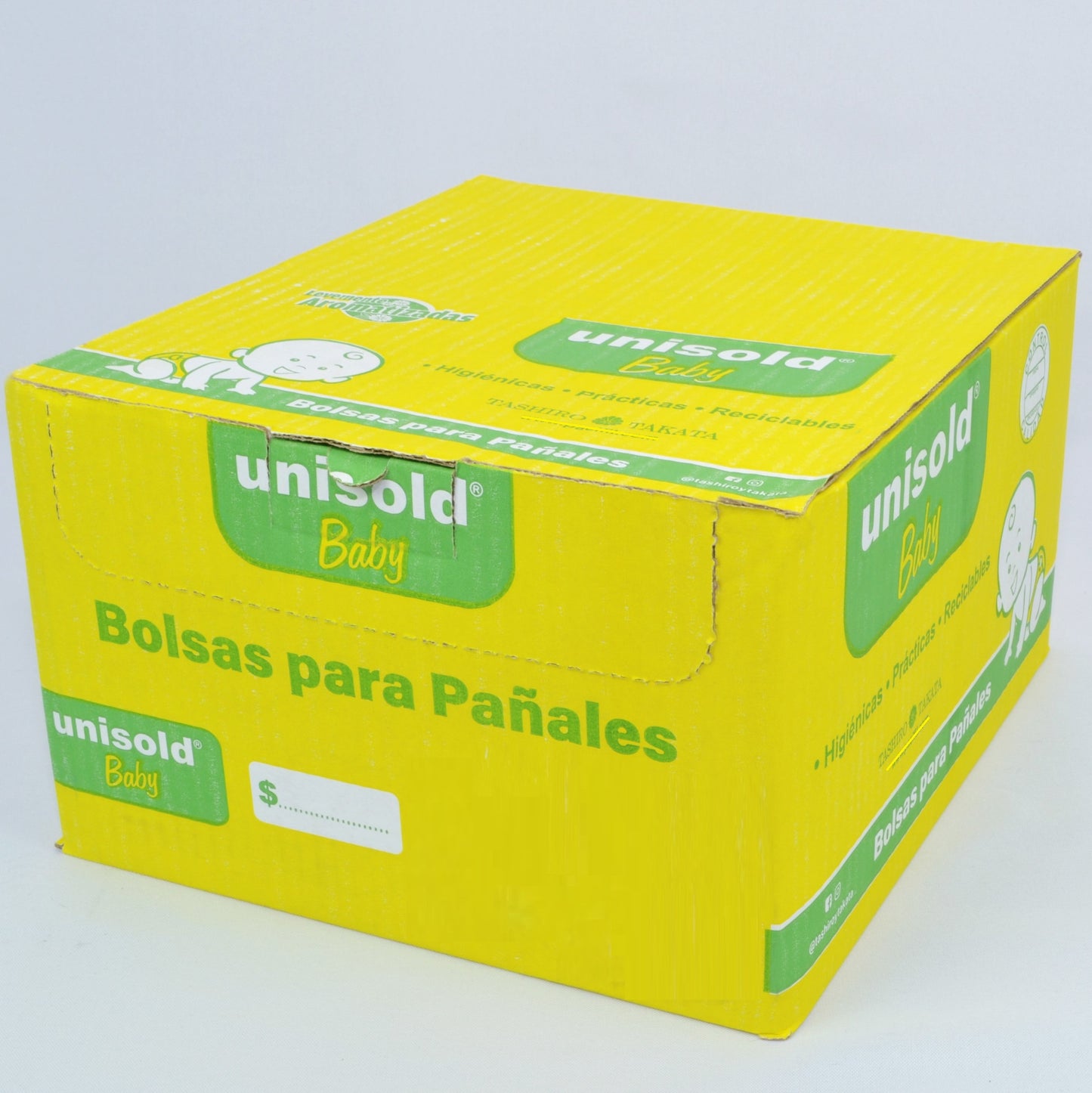 Rollo de bolsas de residuos para pañales de bebé