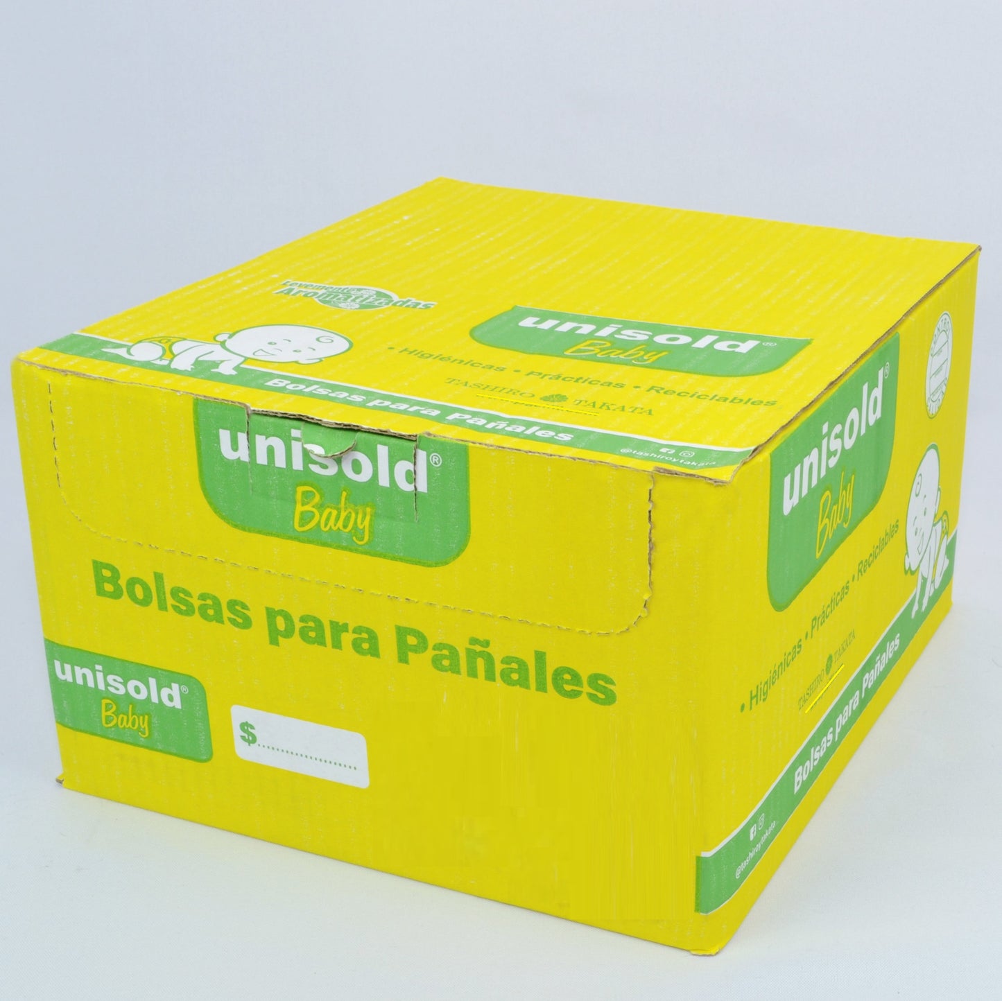 Rollo de bolsas de residuos para pañales de bebé