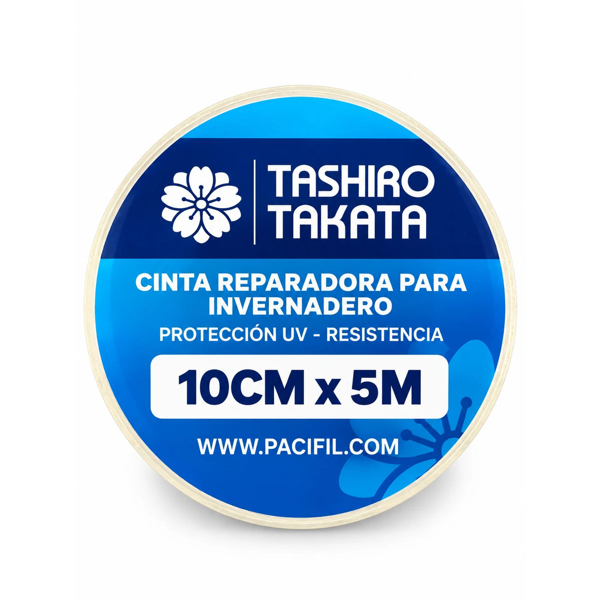 Cinta reparadora para invernadero transparente 10 cm x 5 m Tashiro y Takata