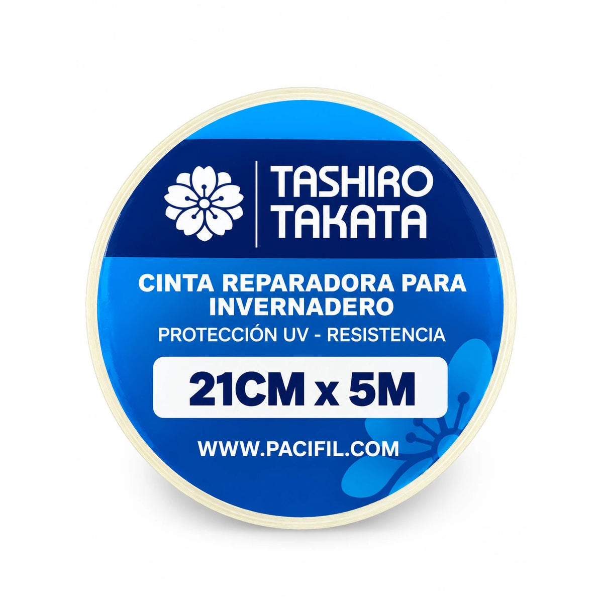 Cinta reparadora para invernadero transparente 21 cm x 5 m Tashiro y Takata