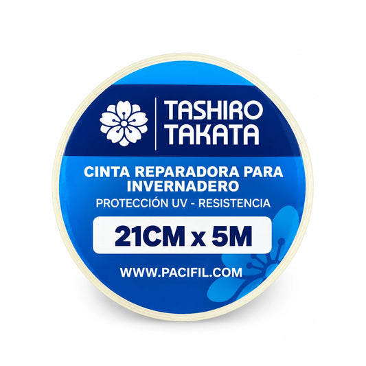 Cinta reparadora para invernadero transparente 21 cm x 5 m Tashiro y Takata