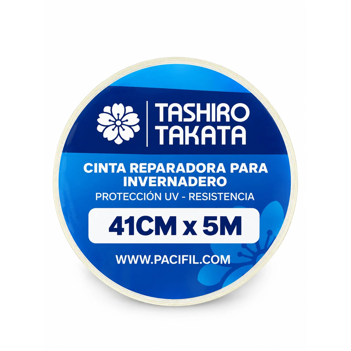 Cinta reparadora para invernadero transparente 41 cm x 5 m Tashiro y Takata