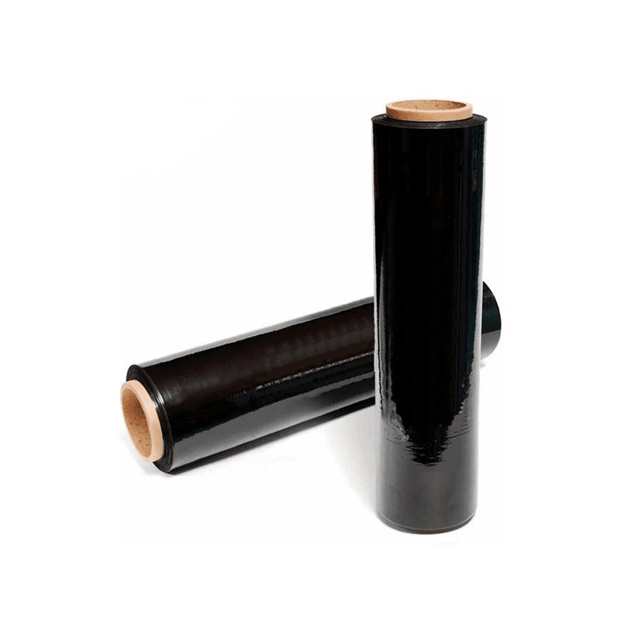 Bobinas de film stretch negro con cono