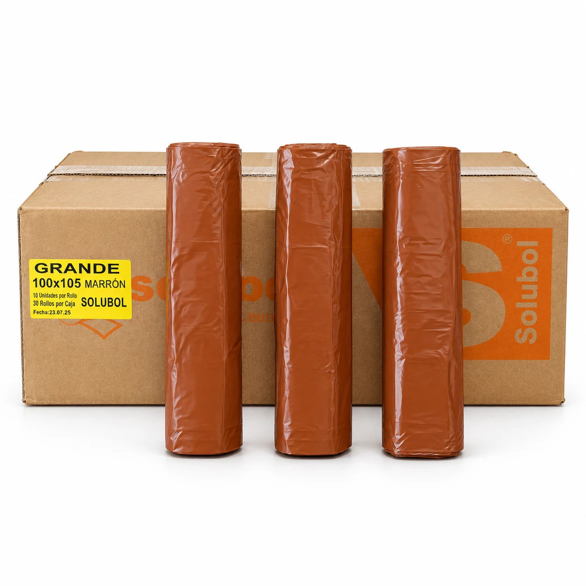 Bolsas para Residuos – Solubol Grande 100x105 · Caja 30 rollos x 10 bolsas