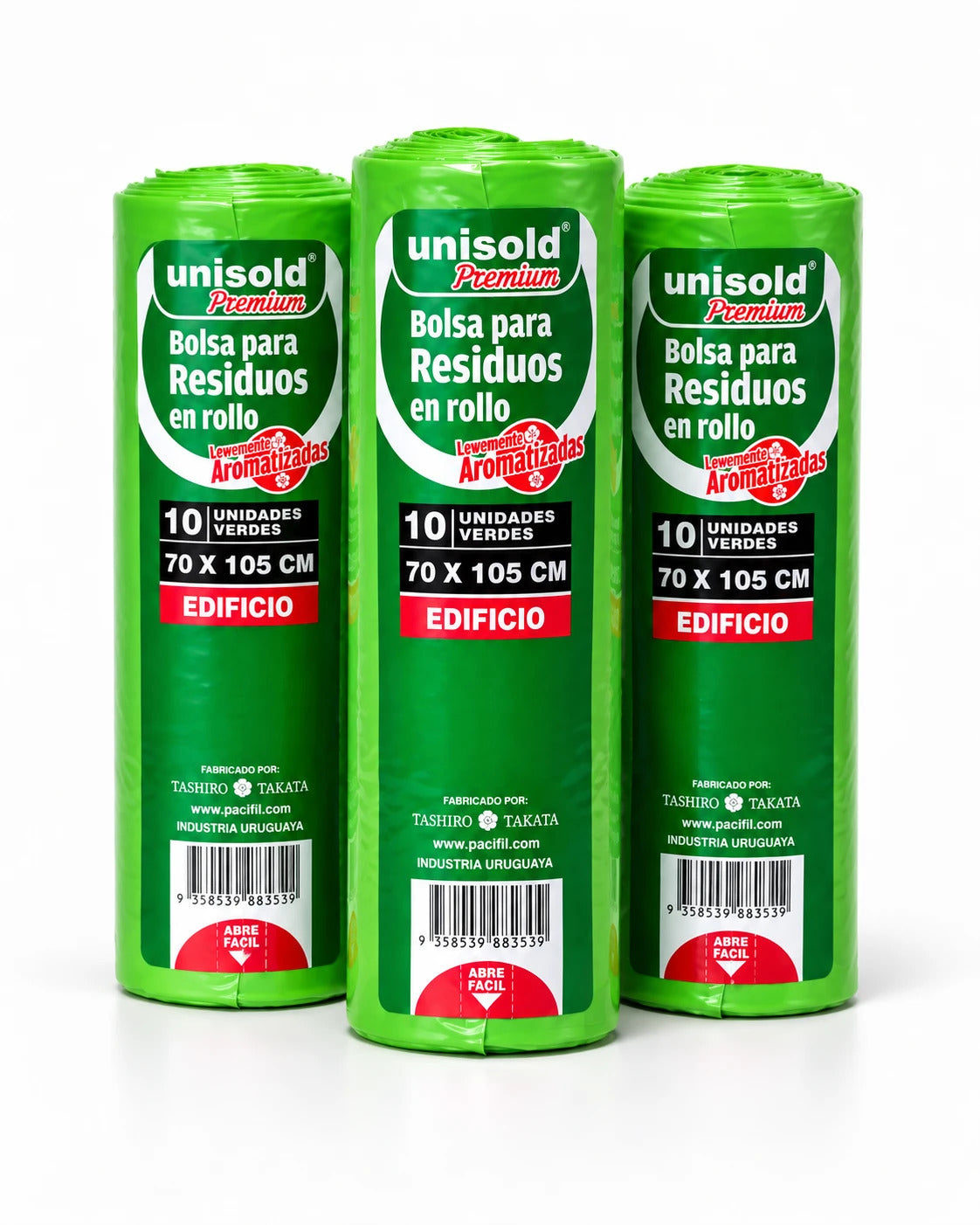 Bolsas para Residuos VERDE – Unisold Premium Edificio 70x105