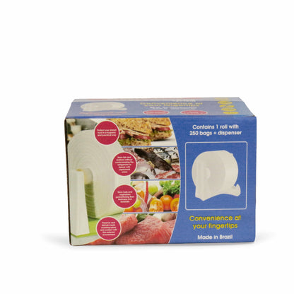 Rollo de bolsas transparentes para alimentos
