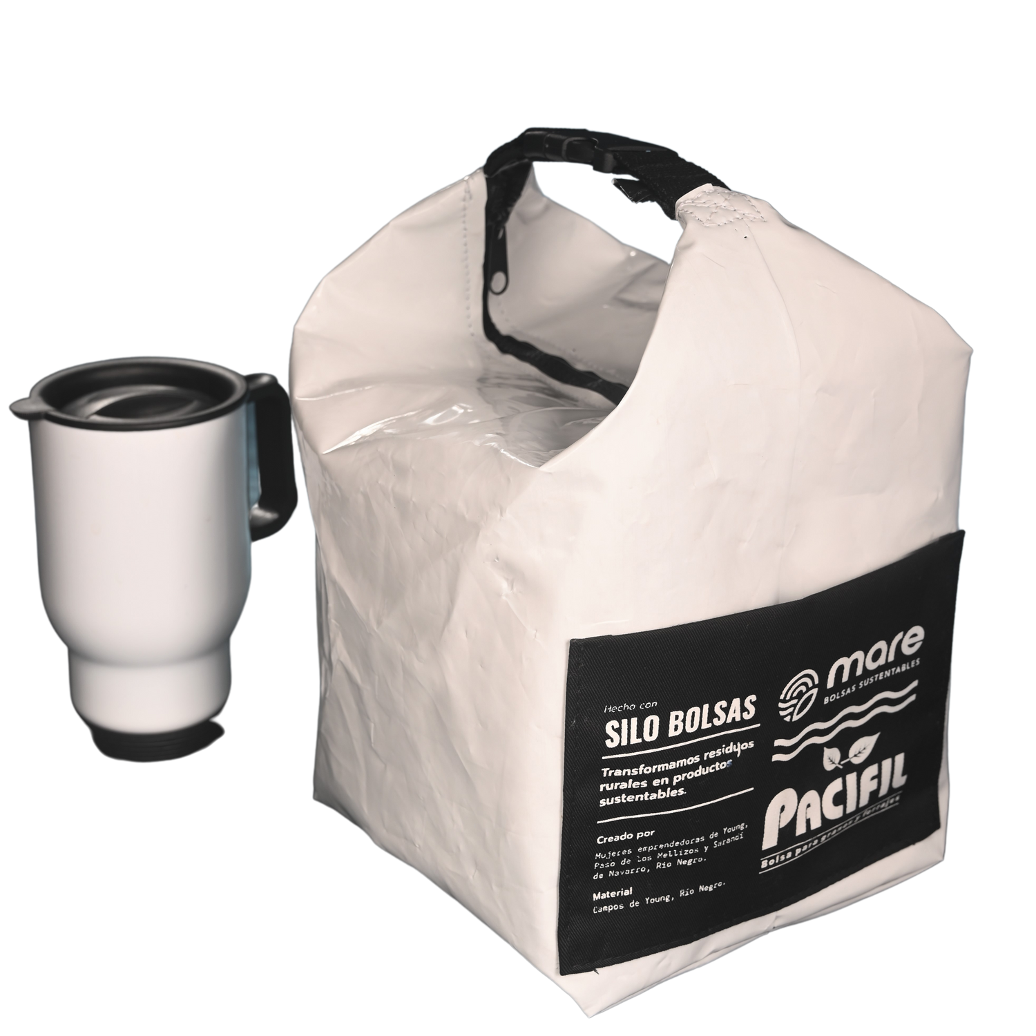 LUNCHER a base de material plástico reciclado