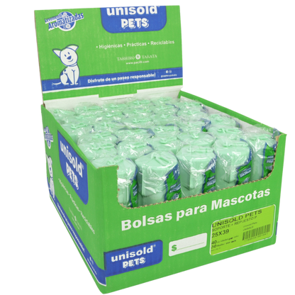 Rollo de bolsas para residuos de mascotas